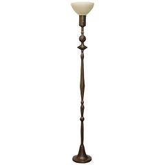 Giacometti Style Solid Bronze Pomme De Pin Floor Lamp 6