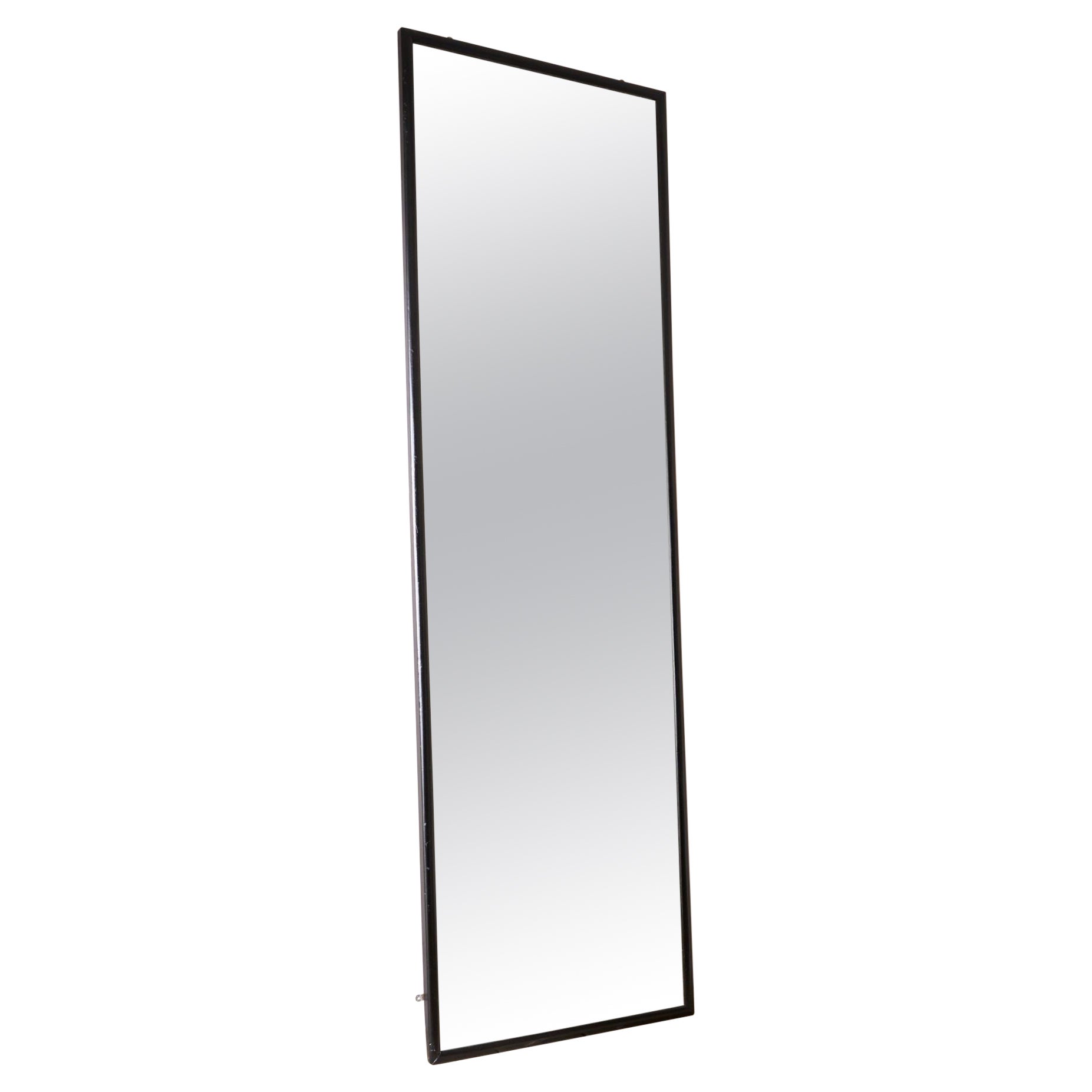 Tall c.1920 Ebonised tailors mirror