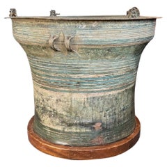 Southeast Asian Bronze Rain Drum or Drinks Table