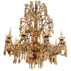 Italian Giltwood Chandelier