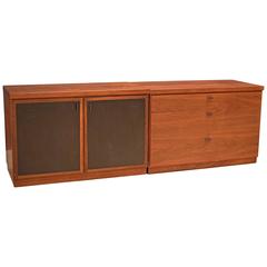 Mid-Century Walnut Storage Cabinet and Chest 9