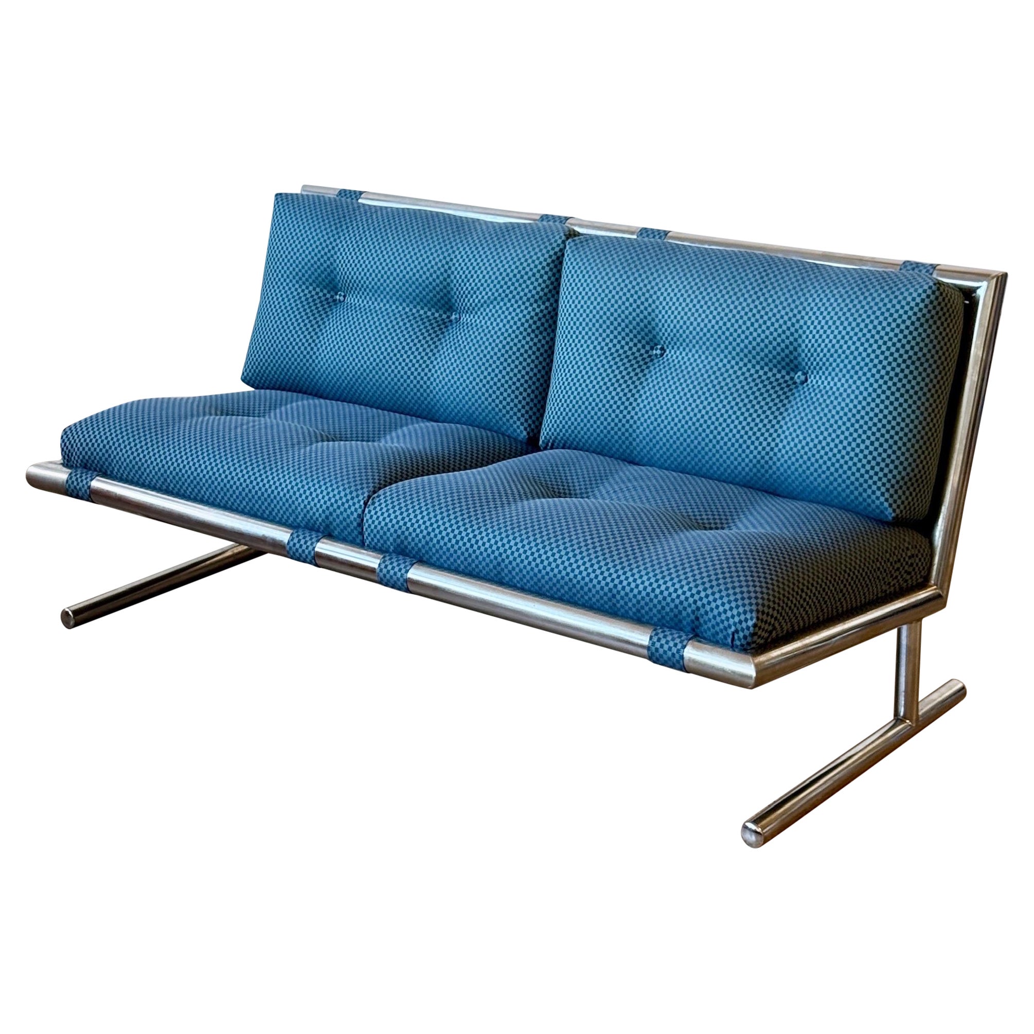 Divano Chrome di Arthur Umanoff per Directional