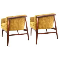 Pair of Floating Mid-Century Lounge Chairs