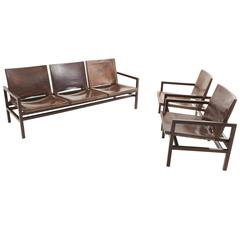 Canapé and Armchair Lounge Set 4