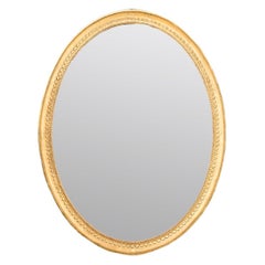Antique 19th Century Regency Oval Mirror