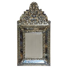 Antique Early 20thC Dutch Style Wall Mirror