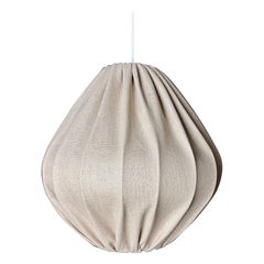 Großer schwedischer Cocoon-Textil-Anhänger im Vintage-Stil, sandfarben, 1970er Jahre