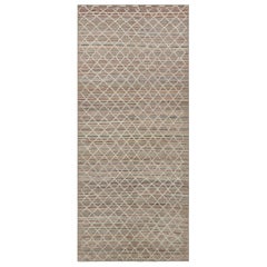 Rug & Kilim's Gallery Runner Rug con strisce colorate e motivi geometrici