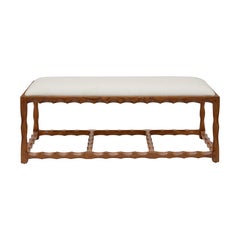 Bunny Williams Home Scallop Bench