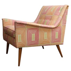 Chaise longue à profil bas, d'après Milo Baughman, de la modernité américaine du milieu du siècle dernier