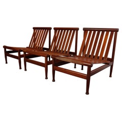 Petite Danish Teak Slipper Chair by Kai Lyngfeldt Larsen for Søborg -3 Available