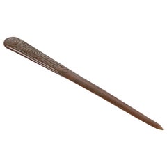 Antique Tiffany Studios New York Zodiac Pattern Bronze Letter Opener