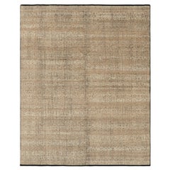 Tapis de style Mamluke à motifs floraux géométriques en beige-brun de Rug & Kilim