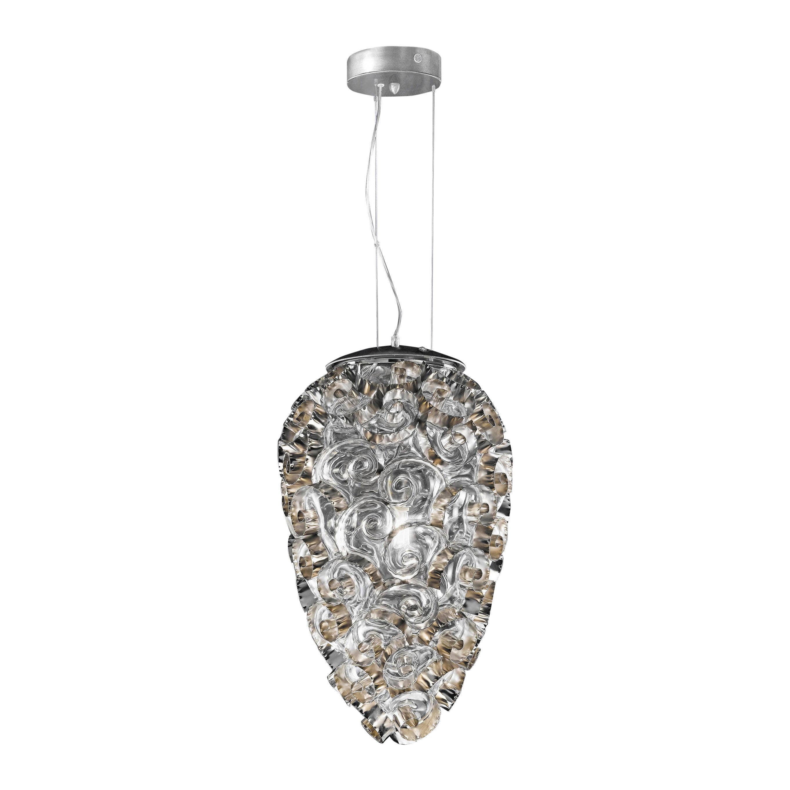 Lampada a sospensione soffiata Fleur di MM Lampadari