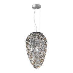 Lampada a sospensione soffiata Fleur di MM Lampadari