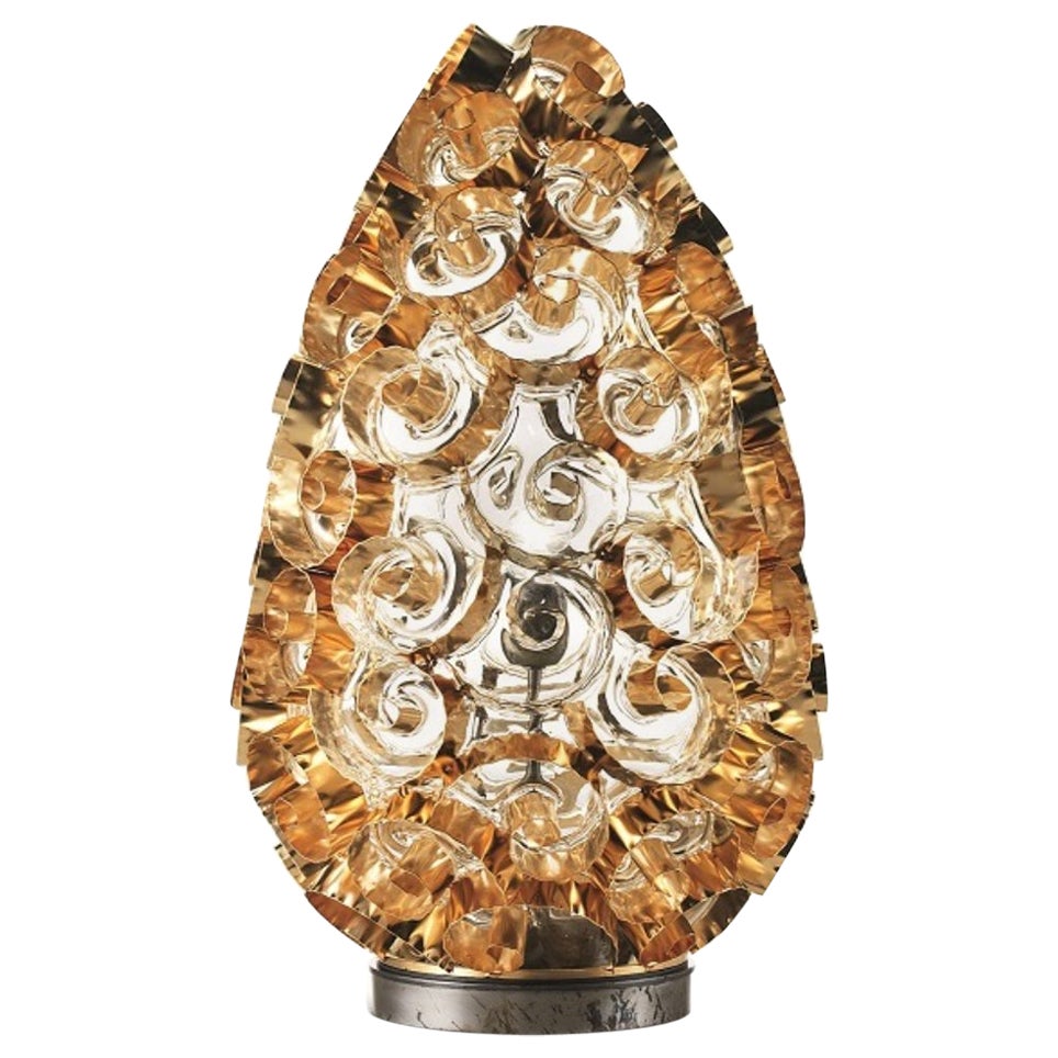 Fleur Blown Floor Lamp by MM Lampadari