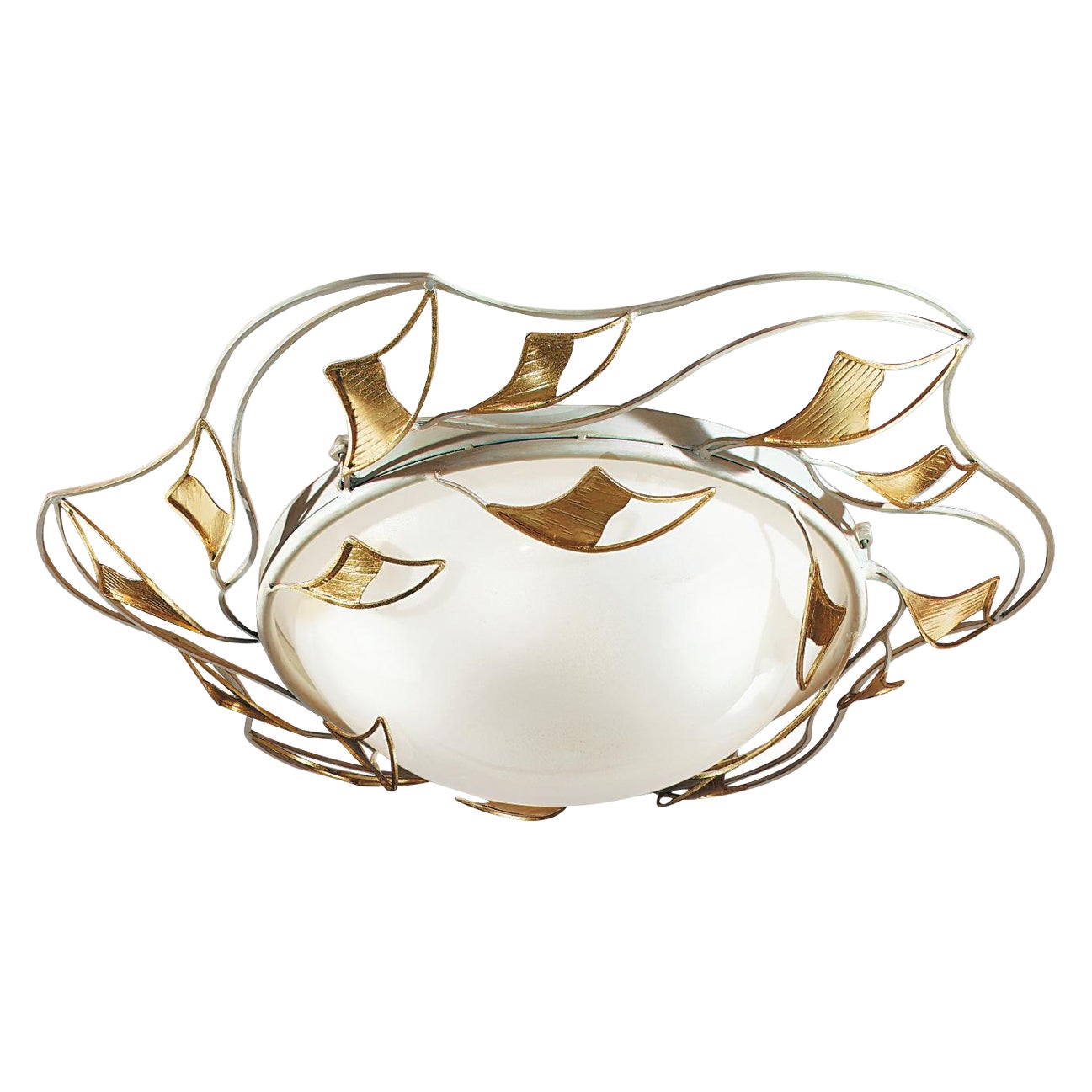 Fleur Butterfly Flush Mount by MM Lampadari For Sale