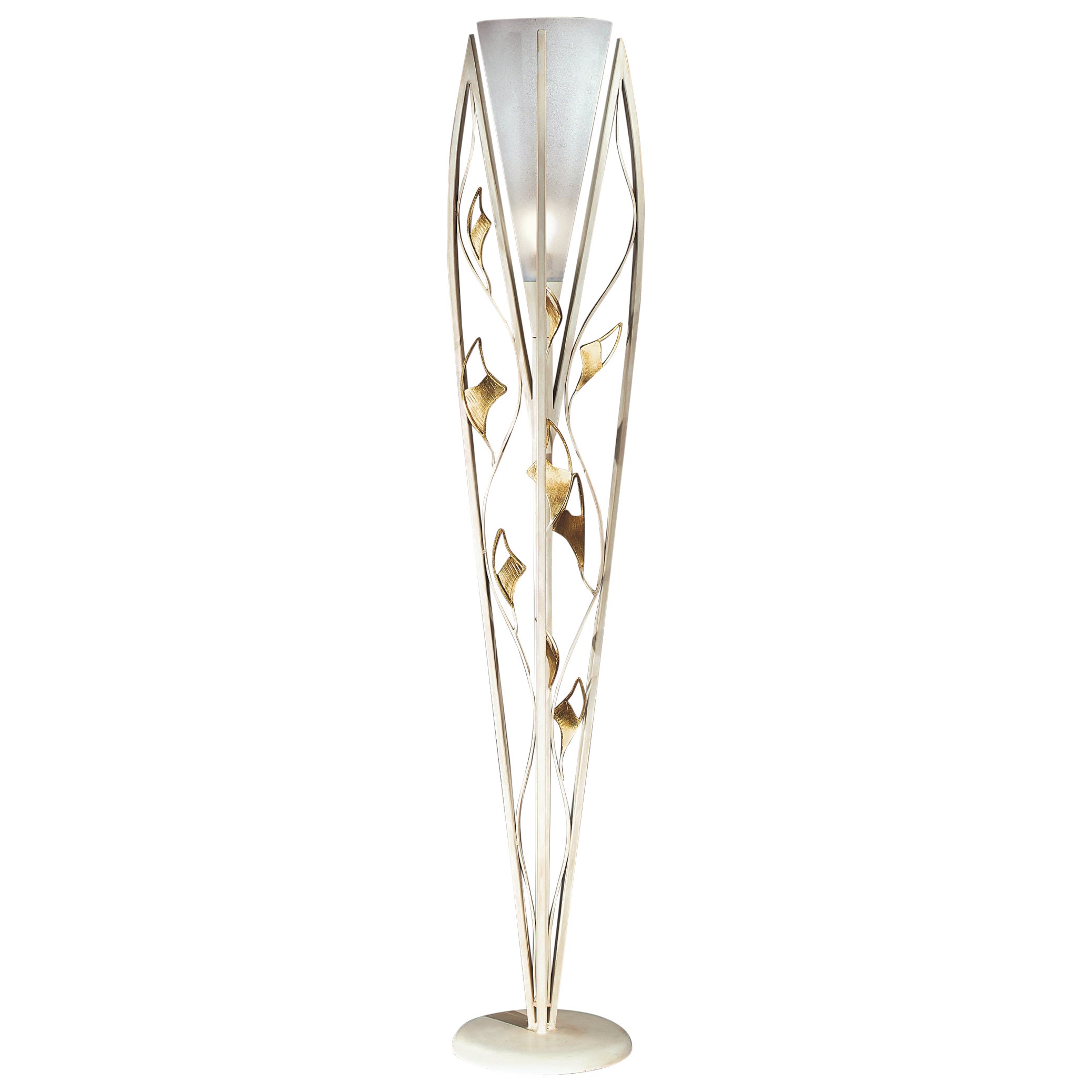 Fleur Butterfly Floor Lamp by MM Lampadari For Sale