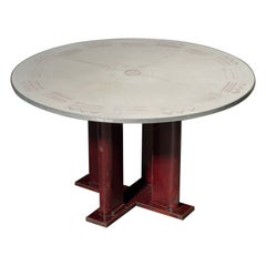 Jean Prouve and Jules Leleu "Cible" Dining Table