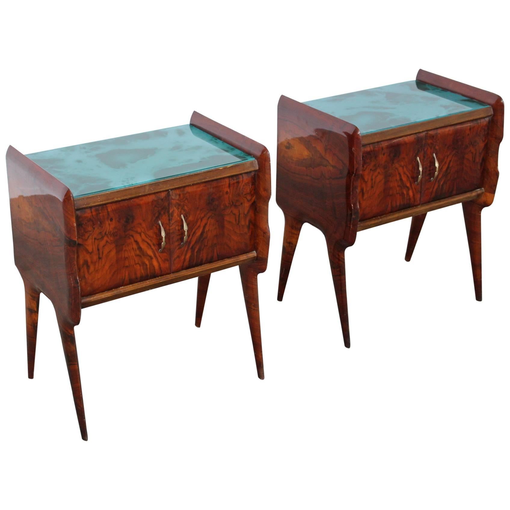 Pair of Nightstands Attributed to Vittorio Dassi