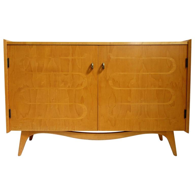 Edmund Spence Scandinavian MidCentury Modern Swedish Maple Dresser