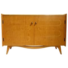 Edmund Spence Scandinavian Mid-Century Modern Swedish Maple Dresser Chest