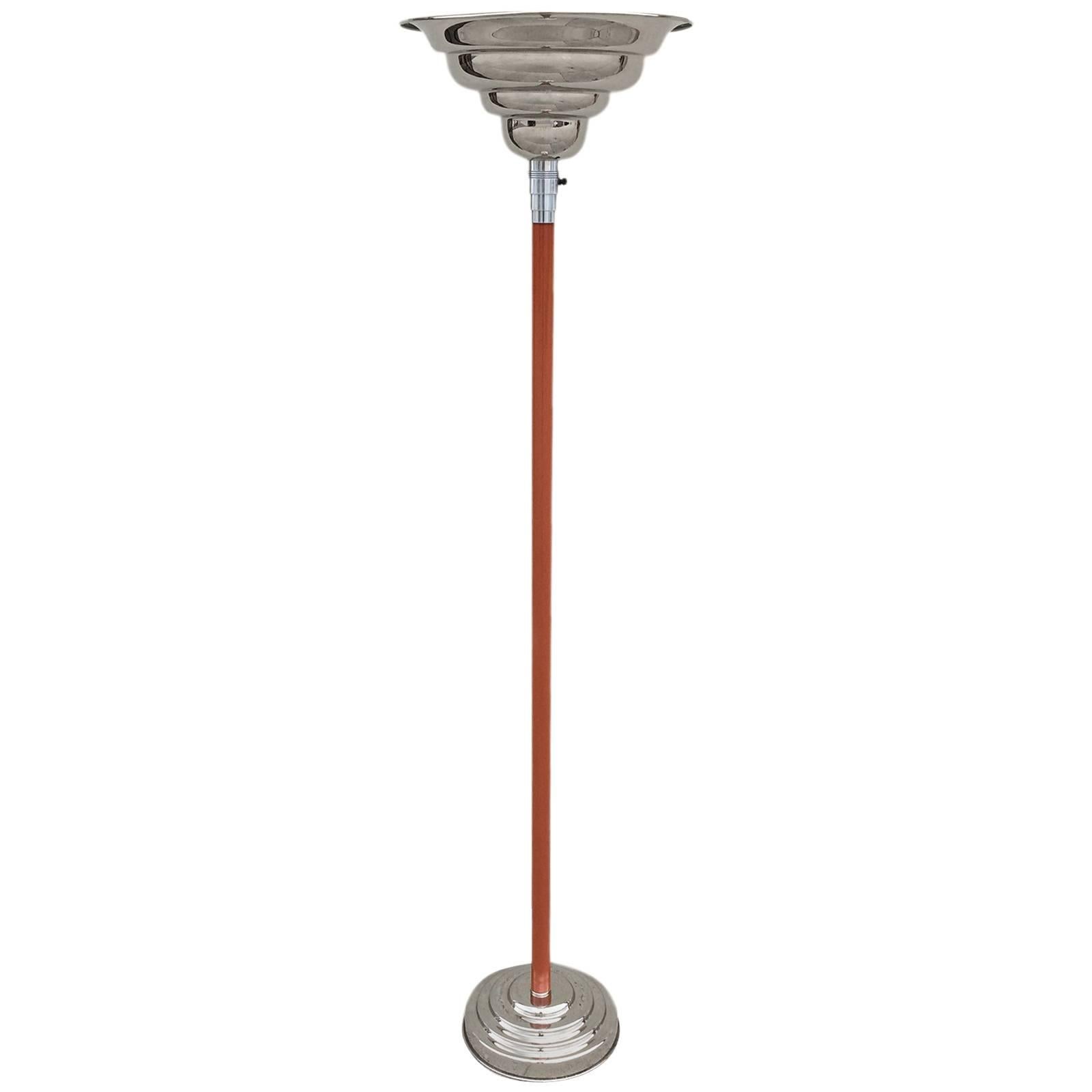 Art Deco Torchiere Attributed to Gilbert Rohde