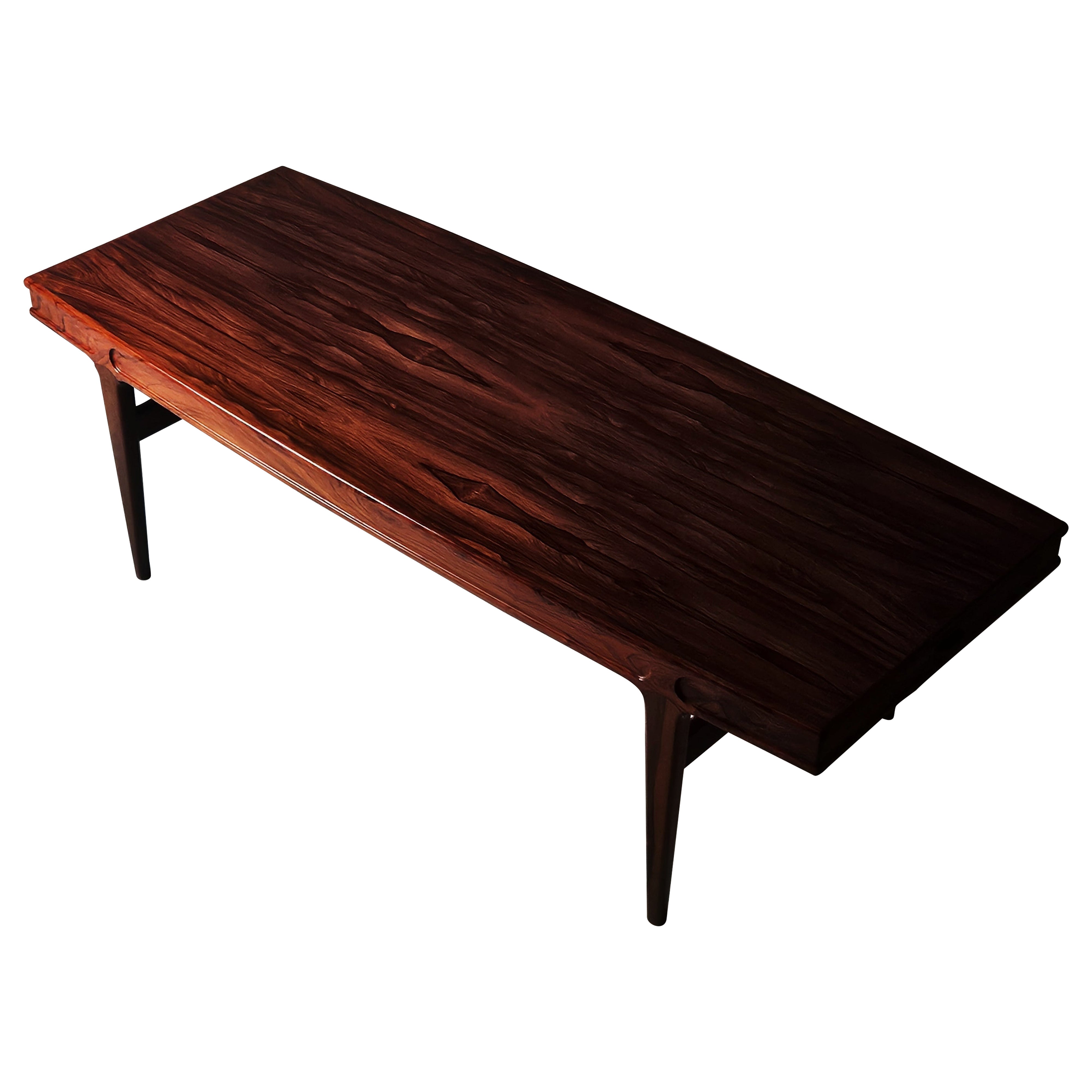 Rosewood coffee table by Johannes Andersen, CFC Silkeborg, Denmark, 1960s