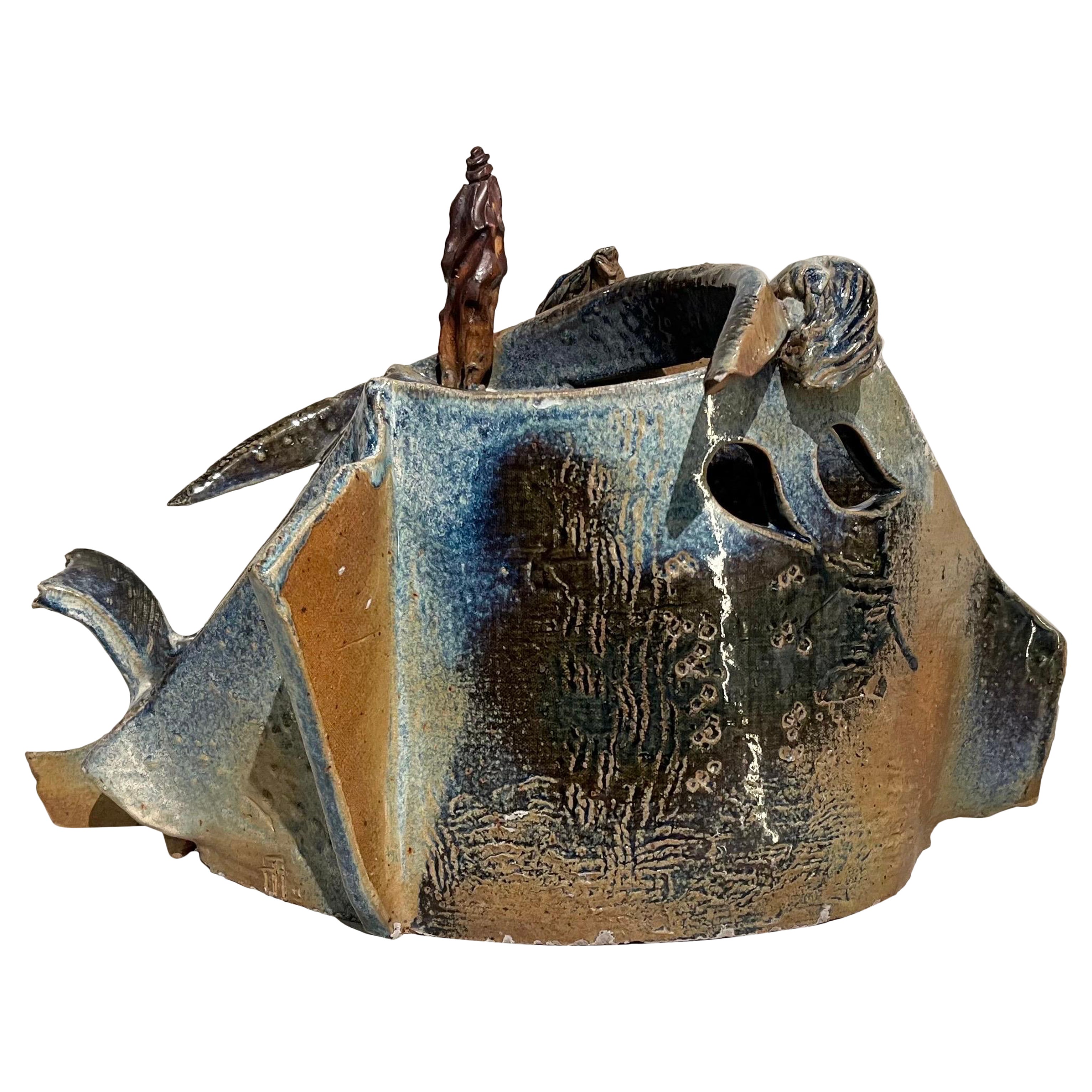 Sculpture in earthenware