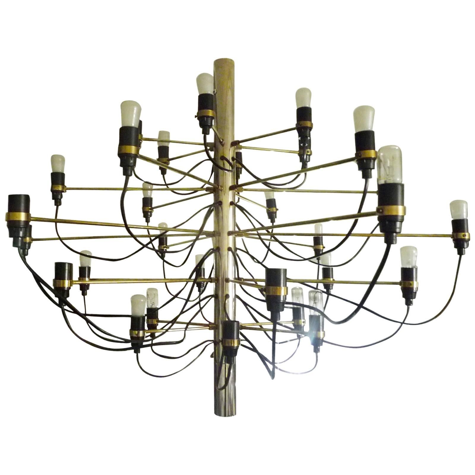 Chandelier Arteluce 2097/30, Gino Sarfatti, 1958 For Sale