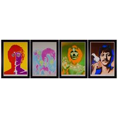 Richard Avedon, "The Beatles," 1967, Set of Four Color Offset Lithographs