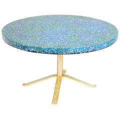 Occasional, Fractal Resin, Table by Pierre Giraudon, France, 1960-1970s