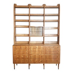 Large camphor wood bookcase
