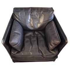 Leather Roche Bobois armchair