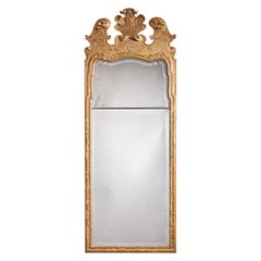 18th Century George I Gilt-Gesso Pier Glass mirror, Manner of John Belchier