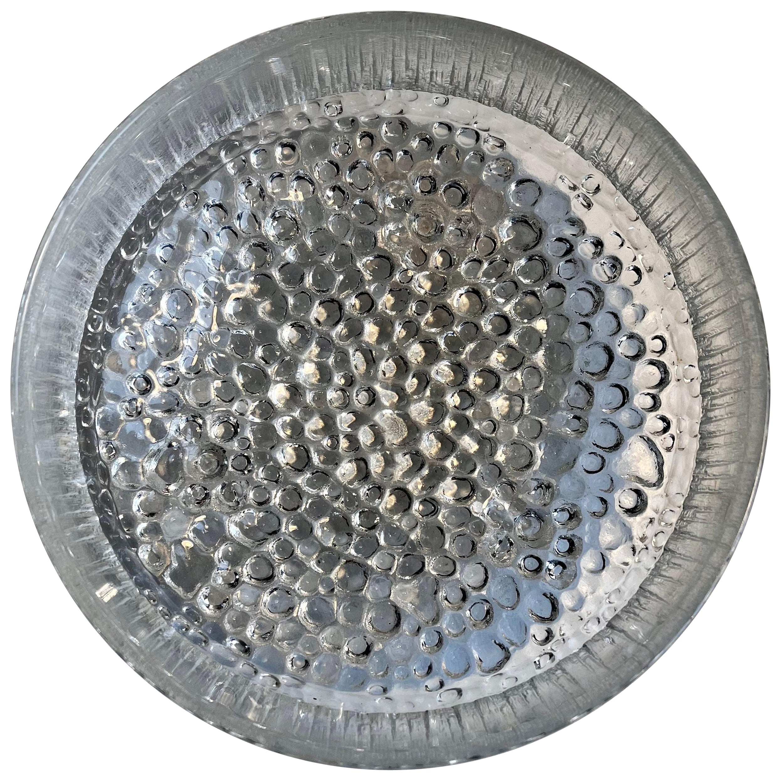 Cuenco de cristal Ultima Thule de Tapio Wirkkala para Iittala