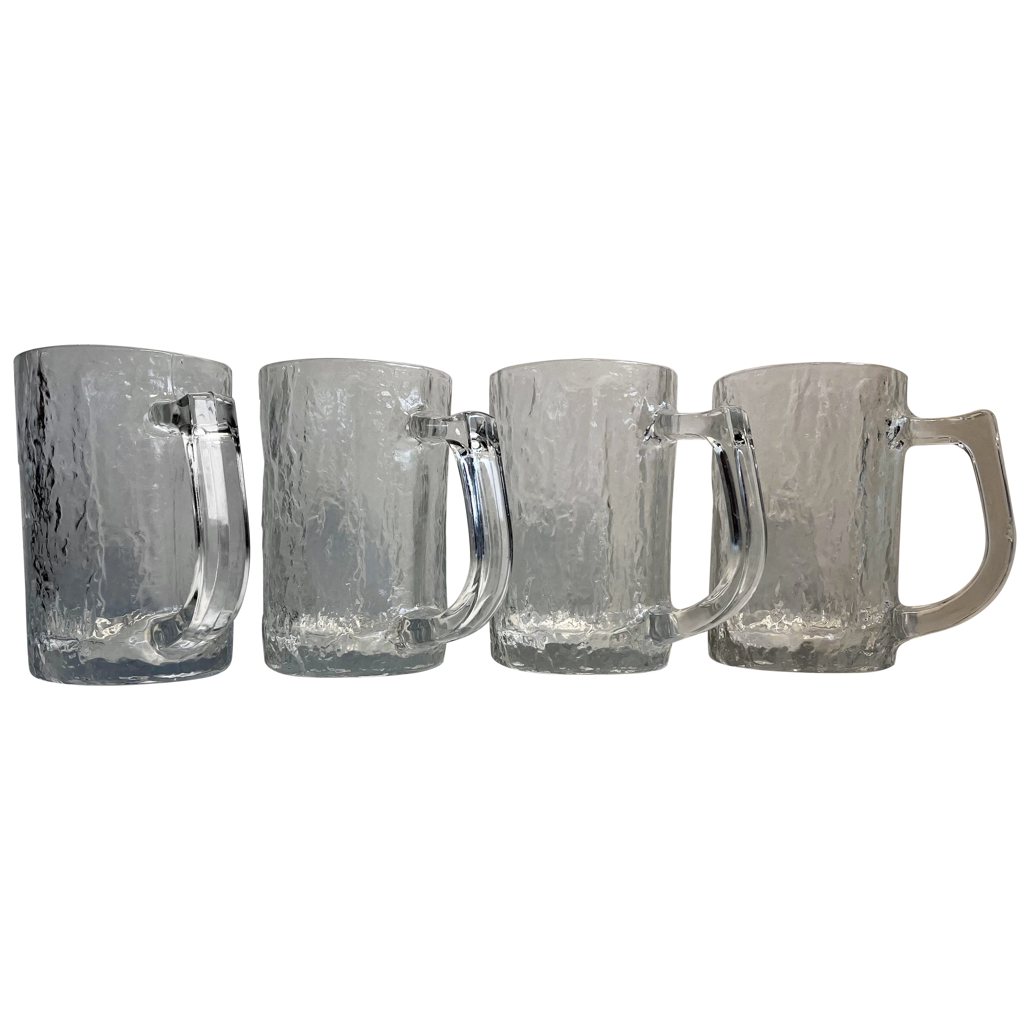 Set di quattro boccali di birra "Ice", anni '70