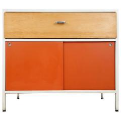 Cabinet George Nelson avec cadre en acier:: Herman Miller