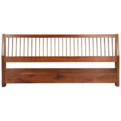 Walnut Nakashima Headboard by George Nakashima for George Nakashima Studio