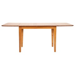 Teak Top Drop Leaf End Table by Hans Wegner, 1950's