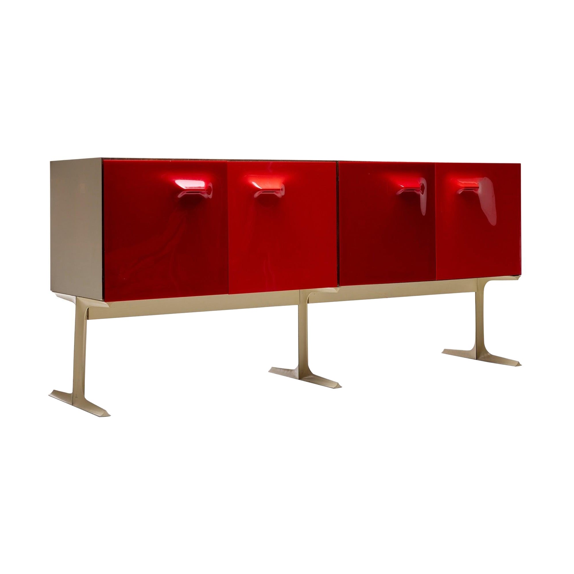DF2000 Two Sided Room Divider Buffet by Raymond Loewy for Doubinsky Freres, 1968