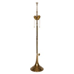 Pair Of Tall 'Bank Bronze' Finish Lamps for Chapman Mfg. Co. (Avon, MA)