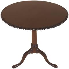 George III Mahogany Circular Tilt-Top Tripod Table