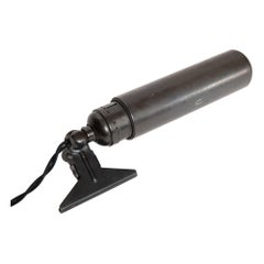 Antique Patinated Bronze Industrial Lamp With Clip Mount for Acco Products