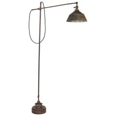 Antique Multi Joint Articulating Floor Lamp by O.C. White for O.C. White Co., 1890-1910s