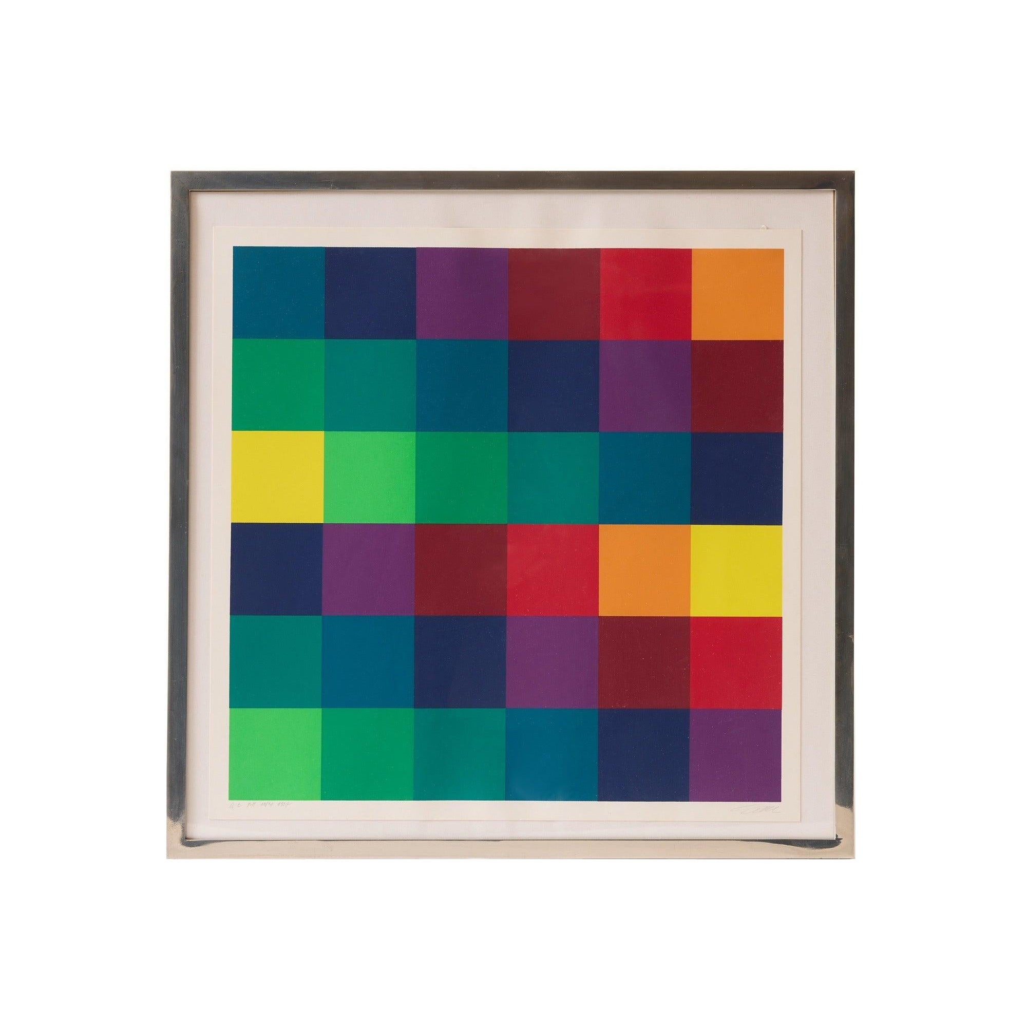 Serigrafía de Richard Paul Lohse, 1967 en venta