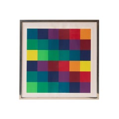 Serigrafía de Richard Paul Lohse, 1967