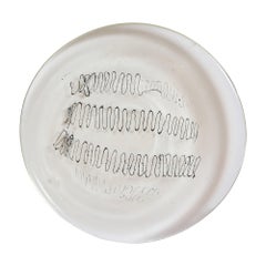 Plato de cristal fundido