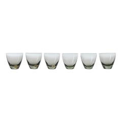 Vintage Smoke Glass Tumblers by Kastrup Holmegaard for Holmegaard