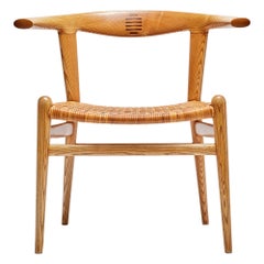 Ash "Bullhorn" Dining Chair by Hans J. Wegner for PP Mobler, 1955
